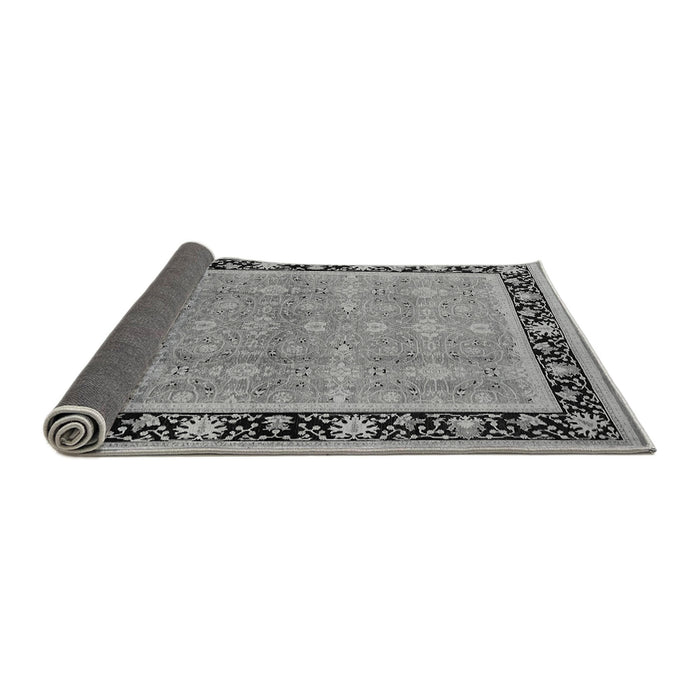 Sideview of Oriental Gray Industrial Rug, urb2976gry