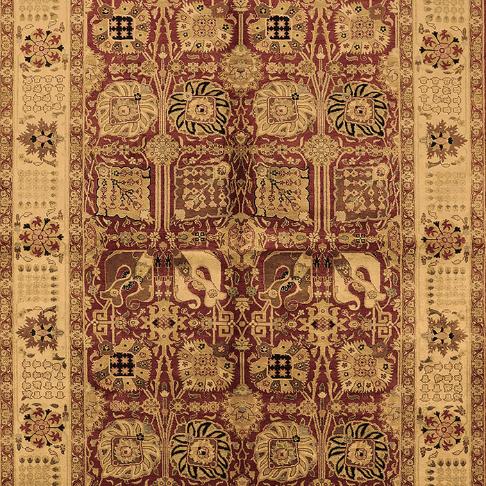 Oriental Brown Industrial Rug, urb2977brn