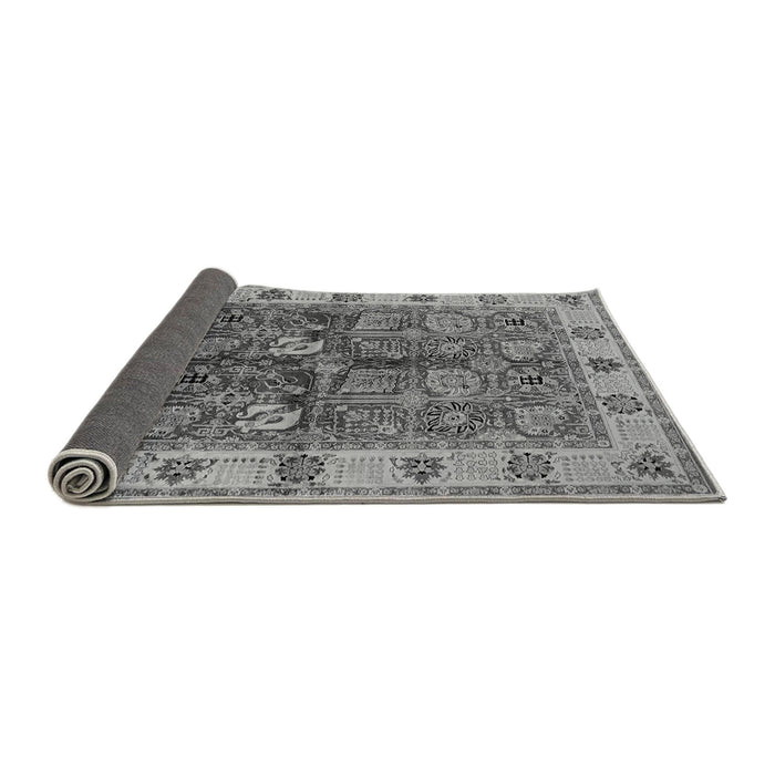 Sideview of Oriental Gray Industrial Rug, urb2977gry