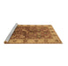 Sideview of Machine Washable Oriental Brown Industrial Rug, wshurb2977brn