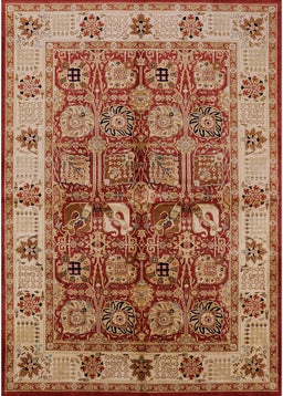 Mid-Century Modern Brown Sand Brown Oriental Rug, urb2977