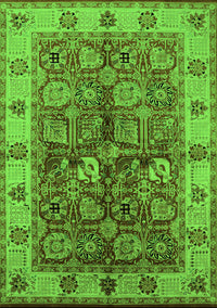 Oriental Green Industrial Rug, urb2977grn