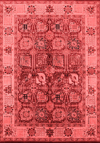 Oriental Red Industrial Rug, urb2977red