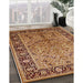 Machine Washable Industrial Modern Brown Sand Brown Rug in a Family Room, wshurb2978