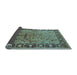 Sideview of Oriental Light Blue Industrial Rug, urb2978lblu