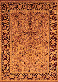 Oriental Orange Industrial Rug, urb2978org