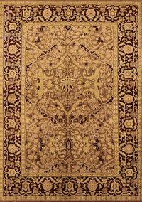 Oriental Brown Industrial Rug, urb2978brn