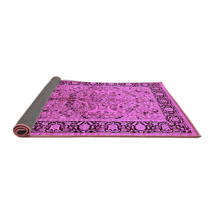 Sideview of Oriental Purple Industrial Rug, urb2978pur
