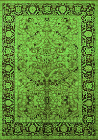 Oriental Green Industrial Rug, urb2978grn