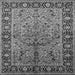 Square Oriental Gray Industrial Rug, urb2978gry