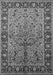 Machine Washable Oriental Gray Industrial Rug, wshurb2978gry