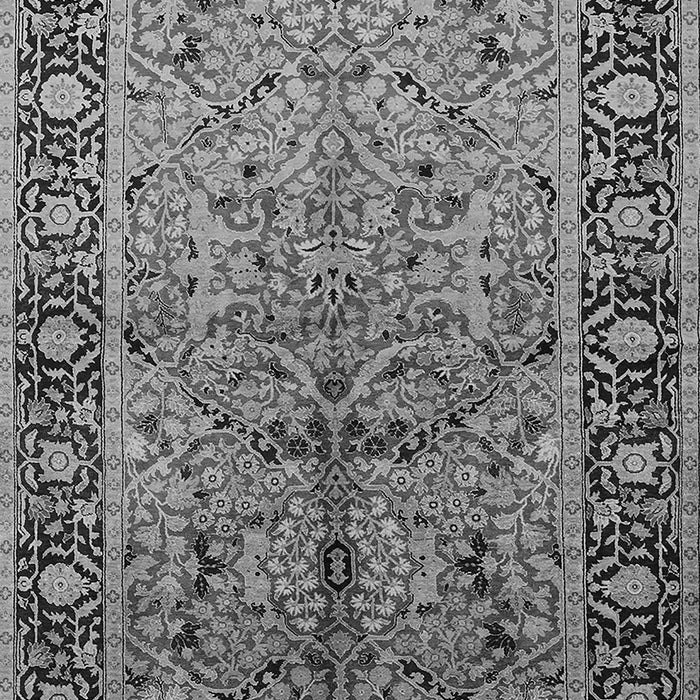 Machine Washable Oriental Gray Industrial Rug, wshurb2978gry