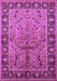 Machine Washable Oriental Purple Industrial Area Rugs, wshurb2978pur