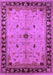 Machine Washable Oriental Purple Industrial Area Rugs, wshurb2979pur