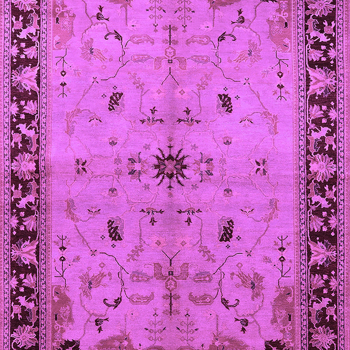 Machine Washable Oriental Purple Industrial Area Rugs, wshurb2979pur