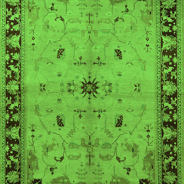 Oriental Green Industrial Rug, urb2979grn