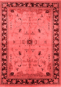 Oriental Red Industrial Rug, urb2979red