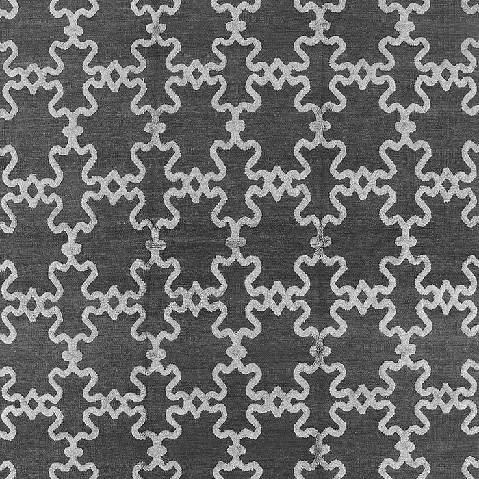 Machine Washable Oriental Gray Industrial Rug, wshurb2980gry