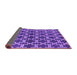 Sideview of Oriental Purple Industrial Rug, urb2980pur