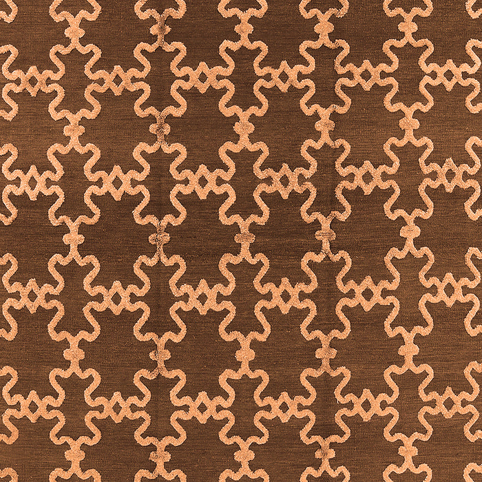 Machine Washable Oriental Orange Industrial Area Rugs, wshurb2980org