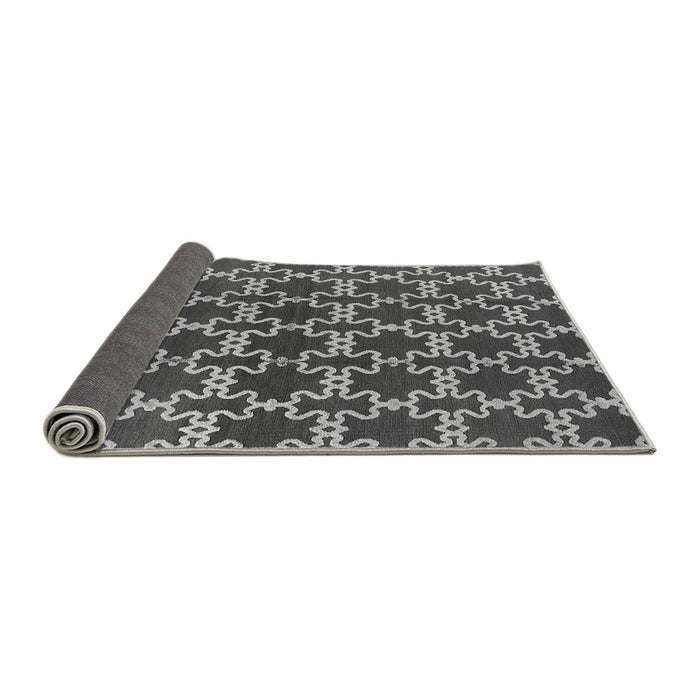 Sideview of Oriental Gray Industrial Rug, urb2980gry