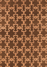 Oriental Orange Industrial Rug, urb2980org