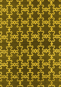 Oriental Yellow Industrial Rug, urb2980yw