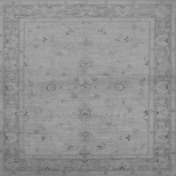 Square Oriental Gray Industrial Rug, urb2981gry