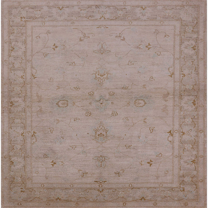 Square Machine Washable Industrial Modern Dark Almond Brown Rug, wshurb2981