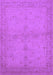 Machine Washable Oriental Purple Industrial Area Rugs, wshurb2981pur