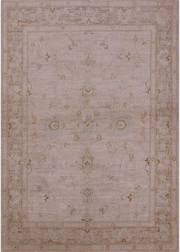 Mid-Century Modern Dark Almond Brown Oriental Rug, urb2981