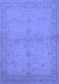 Oriental Blue Industrial Rug, urb2981blu