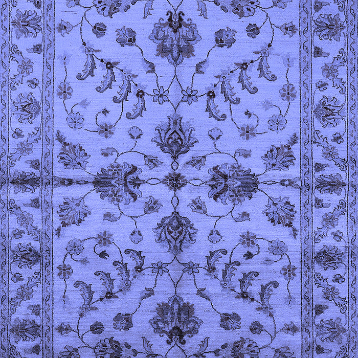 Oriental Blue Traditional Rug, urb2982blu