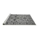 Sideview of Machine Washable Oriental Gray Traditional Rug, wshurb2982gry