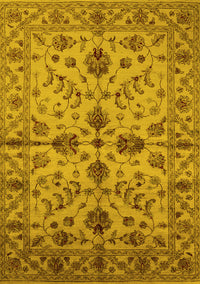 Oriental Yellow Traditional Rug, urb2982yw