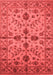 Oriental Red Traditional Area Rugs