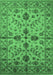Oriental Emerald Green Traditional Rug, urb2982emgrn