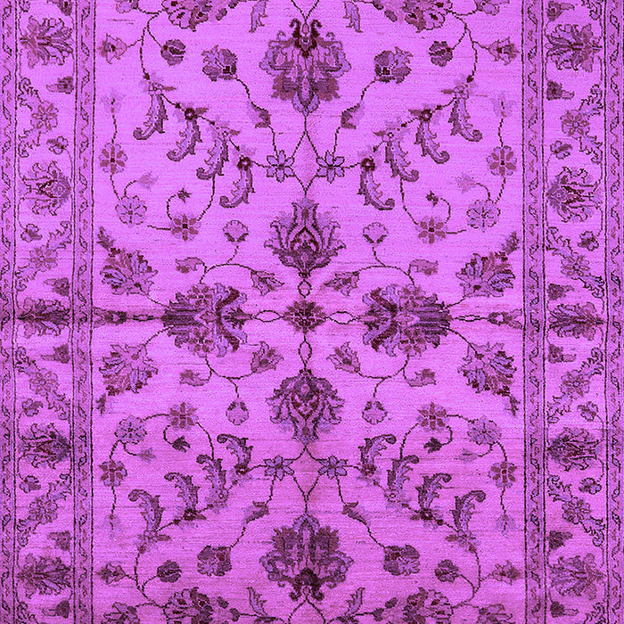 Machine Washable Oriental Purple Traditional Area Rugs, wshurb2982pur