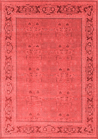 Oriental Red Industrial Rug, urb2983red