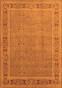 Oriental Orange Industrial Rug, urb2983org