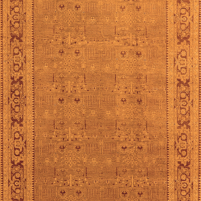 Oriental Orange Industrial Rug, urb2983org