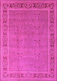 Oriental Pink Industrial Rug, urb2983pnk