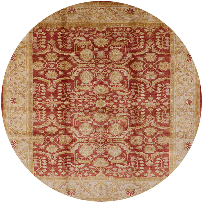 Round Machine Washable Industrial Modern Brown Sand Brown Rug, wshurb2984