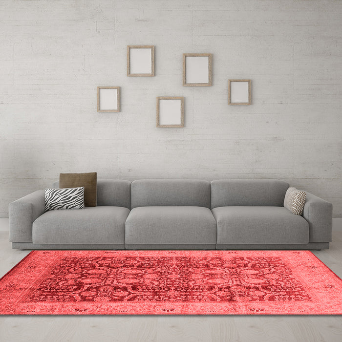 Traditional Red Washable Rugs