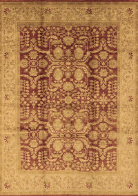 Oriental Brown Traditional Rug, urb2984brn
