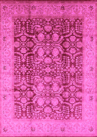 Oriental Pink Traditional Rug, urb2984pnk