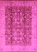 Oriental Pink Traditional Rug, urb2984pnk