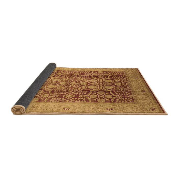 Sideview of Oriental Brown Traditional Rug, urb2984brn