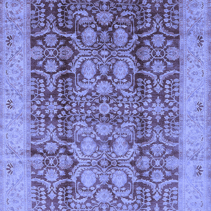 Oriental Blue Traditional Rug, urb2984blu
