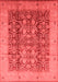 Oriental Red Traditional Area Rugs